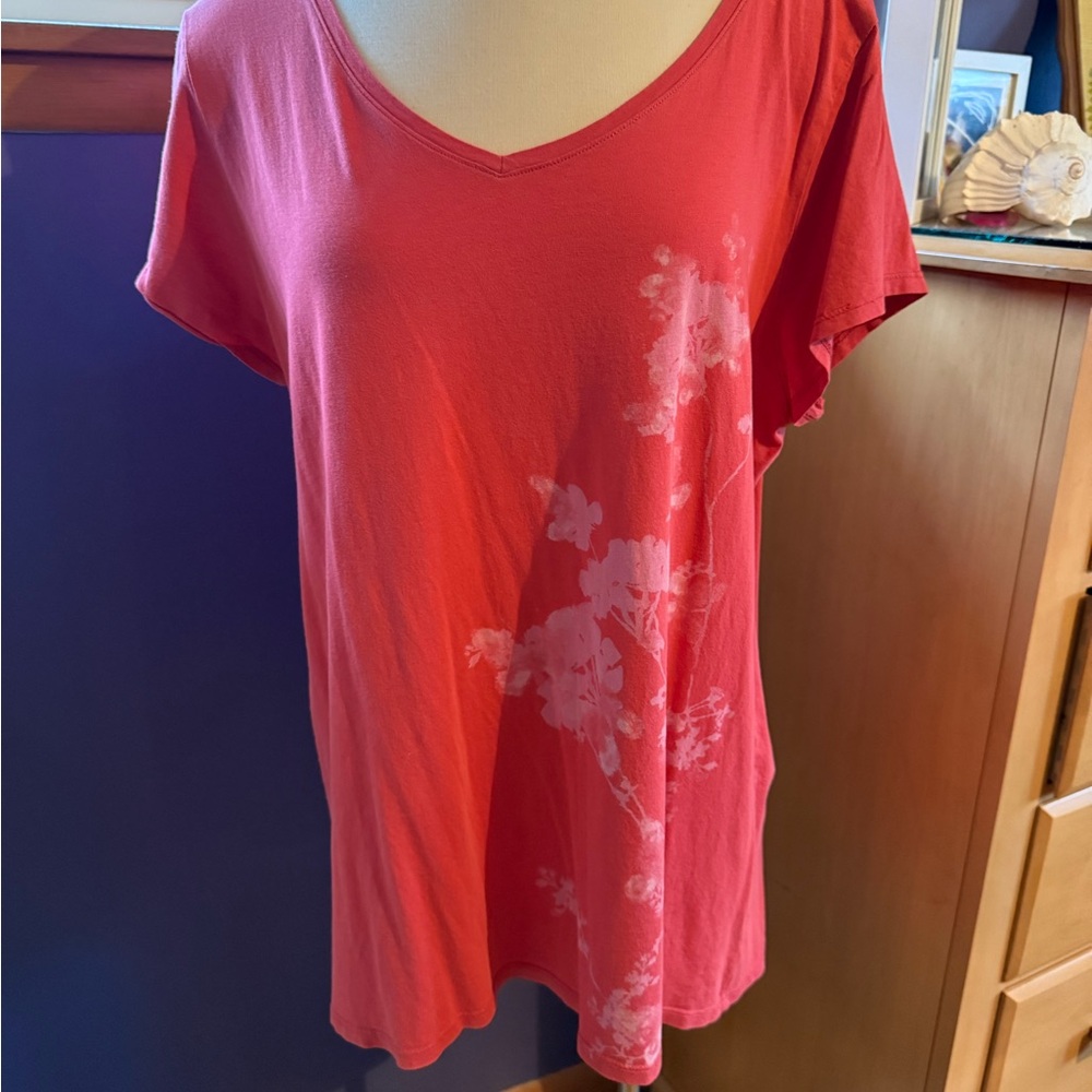 Women's Pink Floral Top